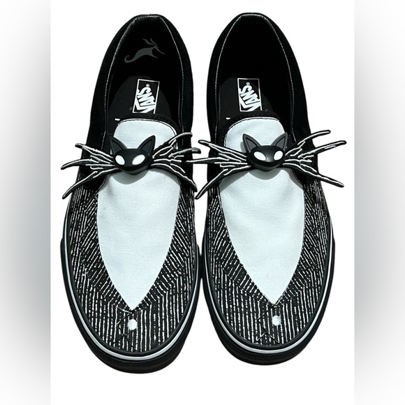 Vans‎ Jack Skellington Nightmare Before Christmas Slip On Shoes Men's Size 11 - Picture 1 of 12